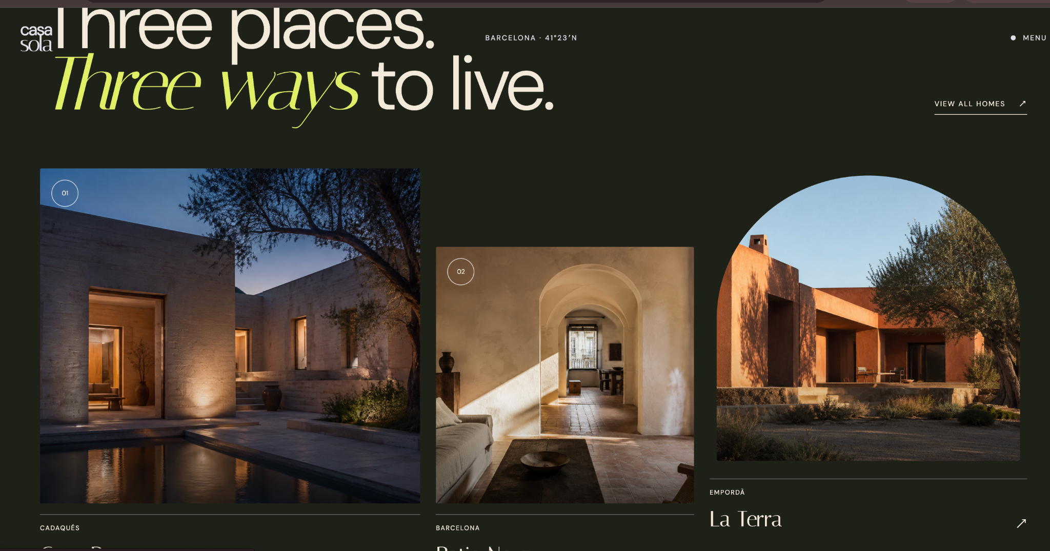Casa Sola property collection